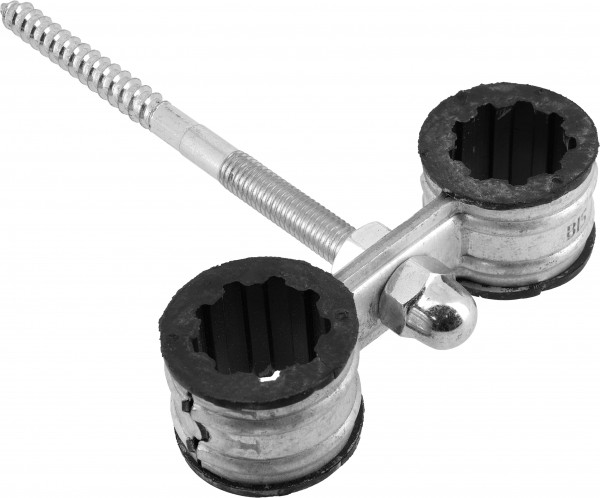 BONFIX Double radiator bracket with wall pin