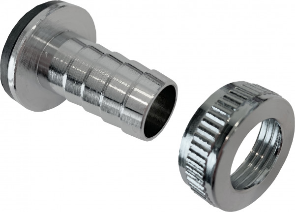 Bonfix Sanitary faucet accessories - Polished chrome-plated hose coupling 3/4 - with locking ring