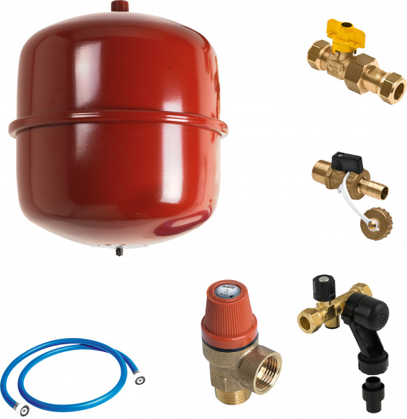 Bonfix central heating boiler renovation package with REFLEX expansion vessel 18 liters.