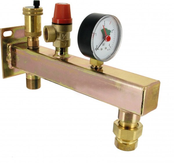 Expansion tank console completely pre-assembled (square)