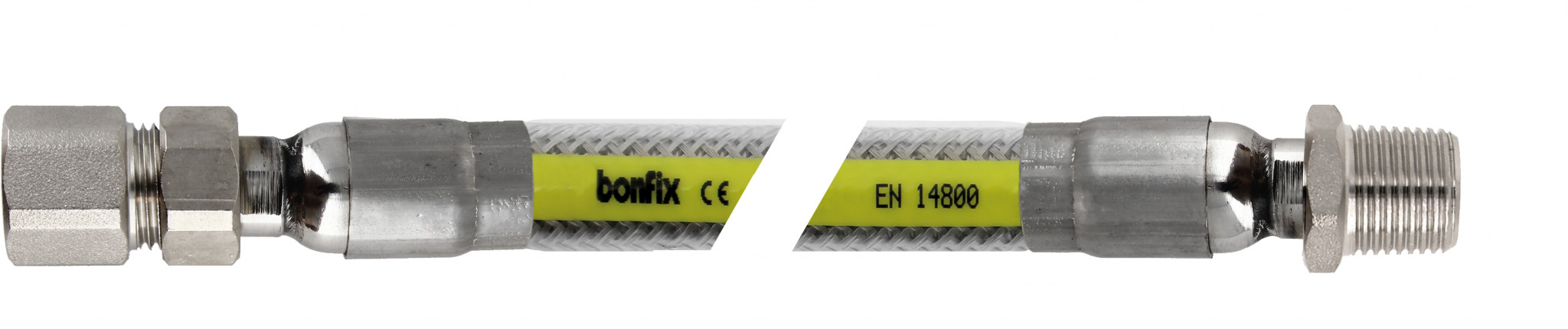 Bonfix Inox gasflexibels voor België Superieure RVS gasslang 50 cm