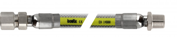 Bonfix Inox Gasflexibels für Belgien. Überlegener Edelstahl-Gasschlauch 75 cm.