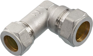 Compression elbow 18 x 15 mm Frostproof outside tap