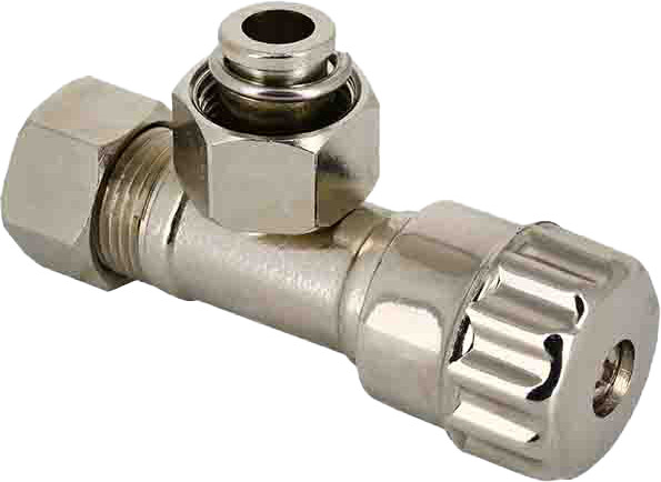 BONFIX 99828 Bathroom angle valve 3/8" x 12 with rosette