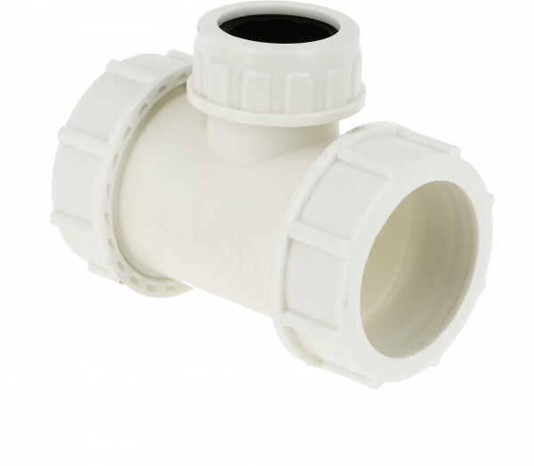 Bonfix Boiler Connection Set Plastic T-piece 40 x 25 x 40 - 3 x compression