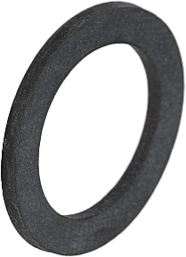 Flat rubber seal ring for gas hose set