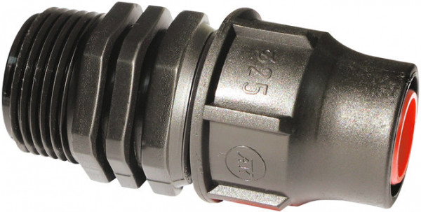 Gewindestück für Tropferschlauch PE - 16mm x 3/4