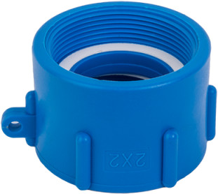 IBC-Adapter - Innengewinde x konisches Innengewinde - S60x6 x 2" - Kunststoff