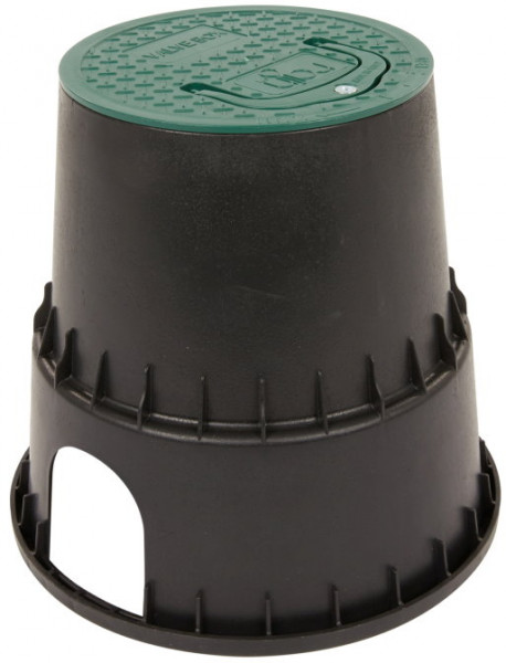 Ground well for valve Black/Green - round - diameter 152mm - height 229mm
