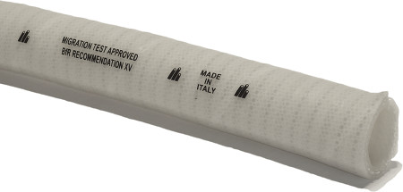 Silikonschlauch mit Spirale - FDA - 38x51mm (Pro Rolle 20m)