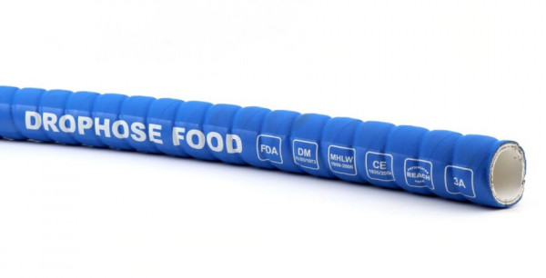Milchschlauch - Lebensmittelschlauch Saug-/Druckschlauch - FDA - 38x50mm (Pro Meter)