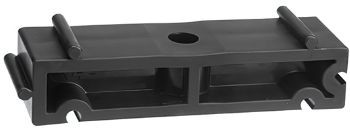 Filling block for tube clamp - polypropylene - 16mm