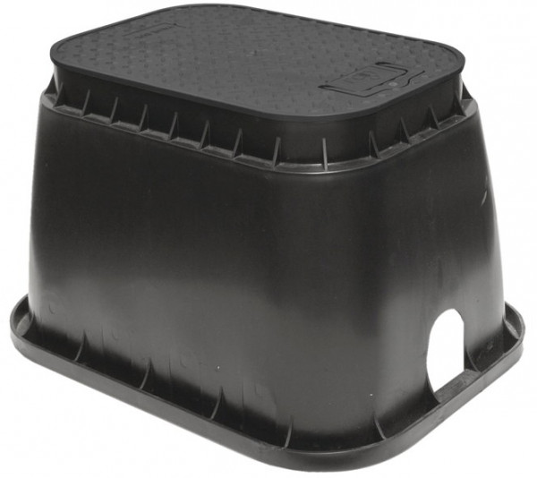 Ground well for valve Black - Rectangle - diameter 397mm - height 395mm