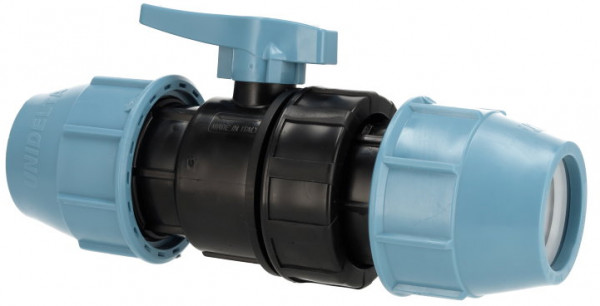 Kugelhahn für PE/tyleen - 20mm - 16 bar