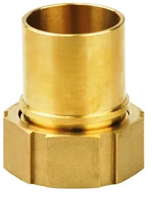 Tank Truck Coupling Hose tail - Brass - 13mm x 1/2" female thread 