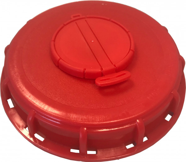 IBC Adapter - End cap - female thread - DN150 - Red