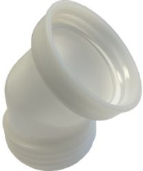 IBC Bend 45° - female thread x male thread