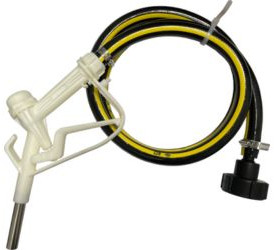 IBC Adapter S60x6 - with hose and filling gun 19mm