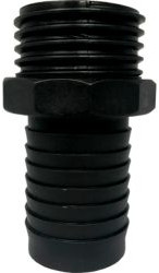 IBC Adapter - Hose Barb - male thread x hose tail S60x6 x DN50