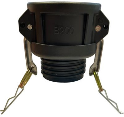 IBC Adapter S60x6 Außengewinde - zu Camlock - 2" BSPP - DN50 - Polypropylen