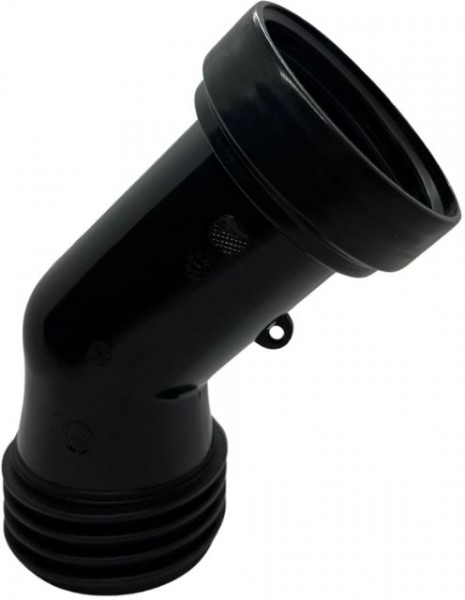 IBC Elbow 45° - female thread x male thread - S60x6 x S60x6 - Black