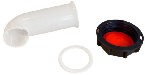 IBC Adapter with outlet pipe - S60x6 - White