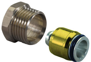 Uponor Klemmverschraubung für Heimeier - Klemm x Außengewinde - 16mm x 1/2"