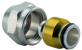 Uponor MLC Klemmverschraubung - Klemme x Eurokonus-Innengewinde - 18mm x 3/4"