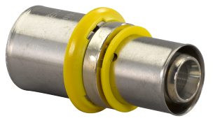 Uponor MLC-G gas press fitting continuous - press x press - 32mm x 25mm