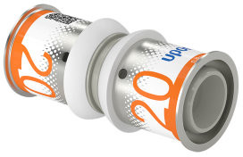 Uponor S-Press Plus fitting - press x press - 20mm x 20mm - ppsu - Kiwa