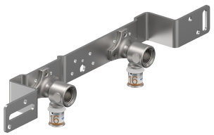 Uponor S-Press Plus Montagebügel - Press x Innengewinde - 16mm x 1/2" - Abstand 150mm - Smart Aqua - Kiwa