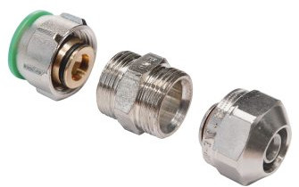 Uponor S-Press renovation transition - Compression x compression - 20 x 2.25mm - 20 x 2.5mm