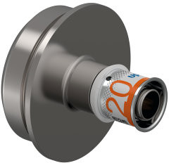 Uponor S-Press RS Pressadapter - RS2 x Press - RS2 x 25mm