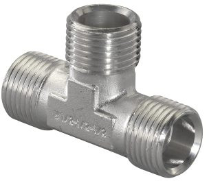 Uponor S-Press Tee 90° - male thread x male thread x male thread - 3/4" x 3/4" x 3/4"