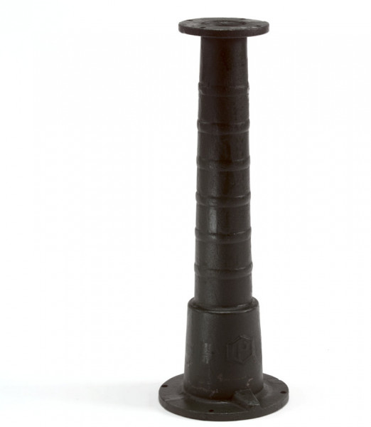 Fußstütze für nostalgische Handkurbelpumpe mit Fußflansch - grün - 69cm