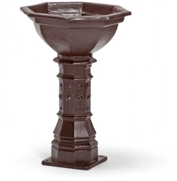 Wasserschale für nostalgische Handkurbelpumpe - schwarz - 65cm