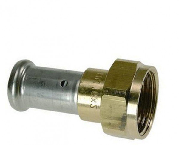 Henco - Kupplung - Presse x Mutter - 20mm x 3/4“ - Messing
