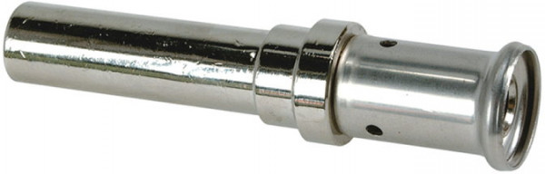 Henco - Kupplung - Presse x Klemm - 20mm x 22mm - Messing vernickelt 