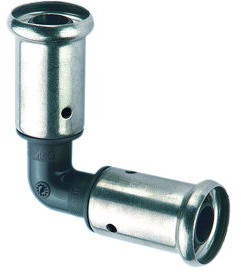Henco - Knie 90° - Press x Press - 40mm x 40mm - PVDF