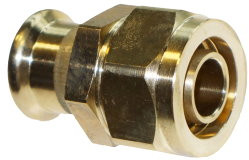 Henco - Übergangskupplung - Press x Klemm - 32mm x 28mm - Messing