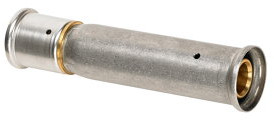 Henco - Reparaturkupplung - Press x Press - 16mm x 16mm - Messing