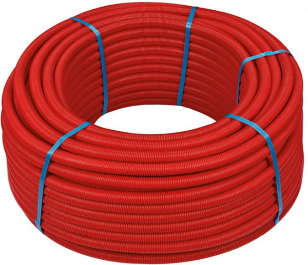 Henco - multilayer pipe - in red Sleeve pipe - 20 x 2mm - PE - Roll 50 m