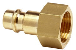 Euroline - einstecknippel für Schnellkupplung - Innengewinde - 1/4" - Messing