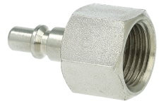 Euroline - einstecknippel für Schnellkupplung - Innengewinde - 1/2" - verzinkter Stahl