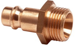 Euroline - einstecknippel für Schnellkupplung - Außengewinde - 3/8" - Messing