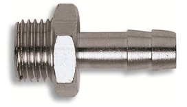 Euroline - Schlauchtülle - Außengewinde - 10mm x 3/8" - verzinkter Stahl