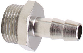 Euroline - Schlauchtülle - Außengewinde - 8mm x 1/4" - verzinkter Stahl