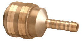 Euroline - Quick fitting with hose tail - pitch - 6mm - brass