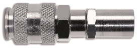 Euroline - Quick fitting - pitch - 6 x 12mm - chrome-plated brass