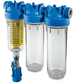 Atlas Filtri - liquid filter - self-cleaning - type Trio HYDRA RAH OT - female thread x female thread - 3/4" x 3/4" - brass